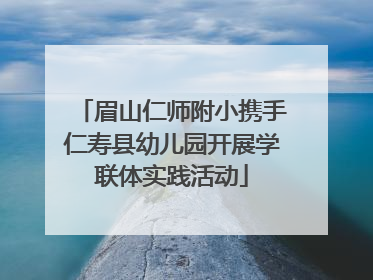 眉山仁师附小携手仁寿县幼儿园开展学联体实践活动