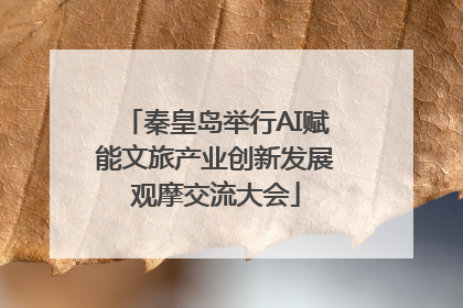 秦皇岛举行AI赋能文旅产业创新发展观摩交流大会