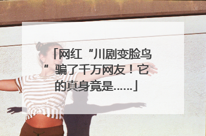 网红“川剧变脸鸟”骗了千万网友！它的真身竟是……