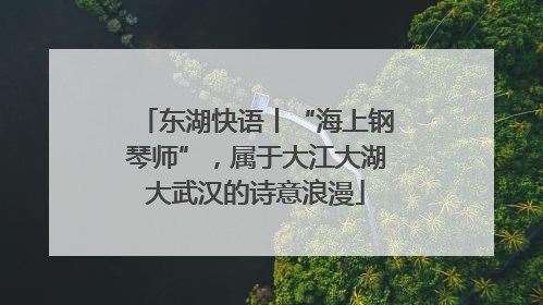 东湖快语丨“海上钢琴师”，属于大江大湖大武汉的诗意浪漫