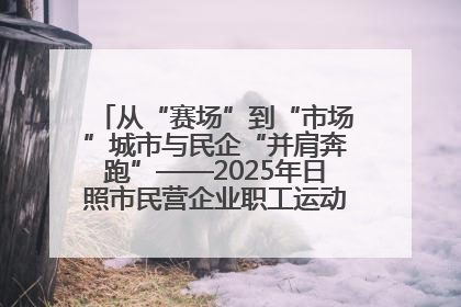 从“赛场”到“市场”城市与民企“并肩奔跑”——2025年日照市民营企业职工运动会亮点观察