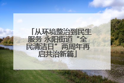 从环境整治到民生服务 永阳街道“全民清洁日”两周年再启共治新篇