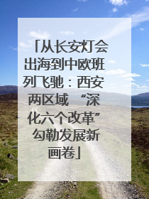 从长安灯会出海到中欧班列飞驰：西安两区域 “深化六个改革” 勾勒发展新画卷