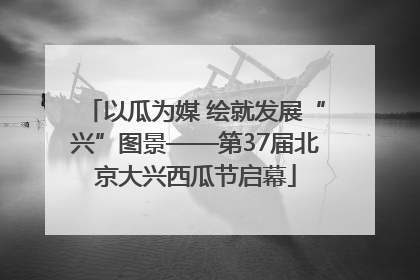 以瓜为媒 绘就发展“兴”图景——第37届北京大兴西瓜节启幕