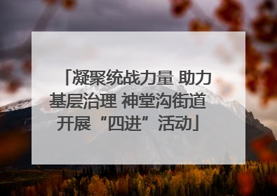凝聚统战力量 助力基层治理 神堂沟街道开展“四进”活动