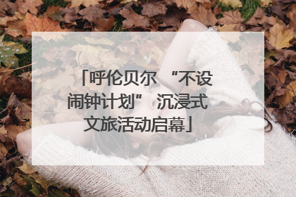 呼伦贝尔 “不设闹钟计划” 沉浸式文旅活动启幕