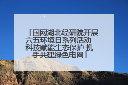 国网湖北经研院开展六五环境日系列活动 科技赋能生态保护 携手共建绿色电网