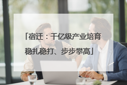 宿迁：千亿级产业培育稳扎稳打、步步攀高