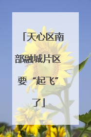 天心区南部融城片区要“起飞”了
