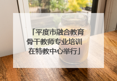 平度市融合教育骨干教师专业培训在特教中心举行
