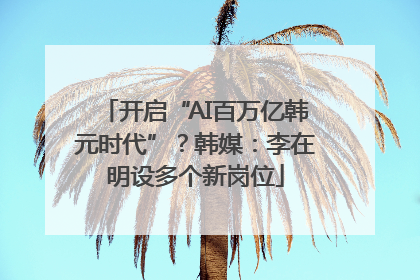 开启“AI百万亿韩元时代”？韩媒：李在明设多个新岗位
