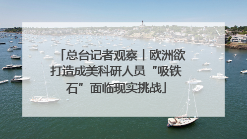 总台记者观察丨欧洲欲打造成美科研人员“吸铁石”面临现实挑战