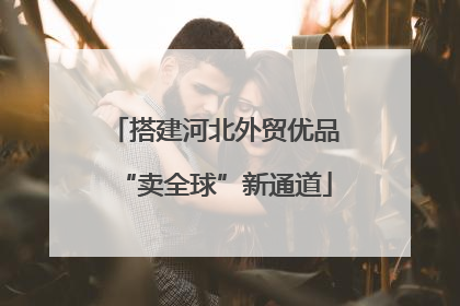 搭建河北外贸优品“卖全球”新通道