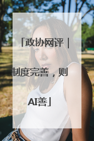 政协网评｜制度完善，则AI善