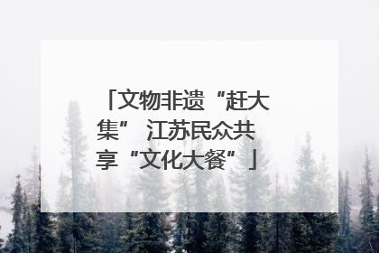 文物非遗“赶大集” 江苏民众共享“文化大餐”