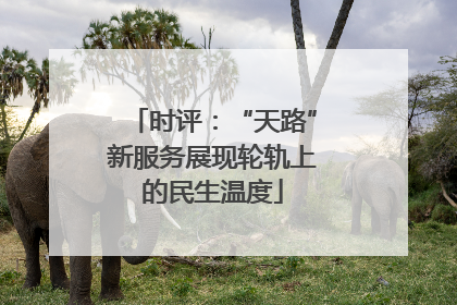 时评：“天路”新服务展现轮轨上的民生温度