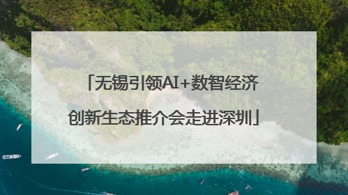 无锡引领AI+数智经济创新生态推介会走进深圳