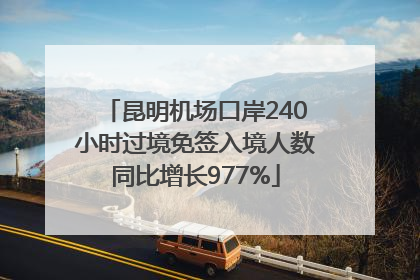 昆明机场口岸240小时过境免签入境人数同比增长977%