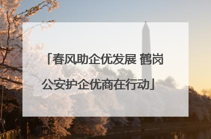 春风助企优发展 鹤岗公安护企优商在行动
