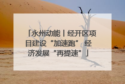永州动能丨经开区项目建设“加速跑” 经济发展“再提速”