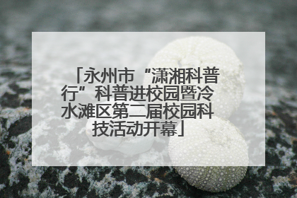 永州市“潇湘科普行”科普进校园暨冷水滩区第二届校园科技活动开幕