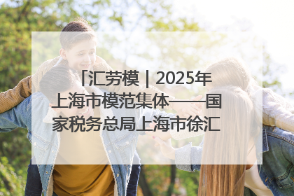 汇劳模｜2025年上海市模范集体——国家税务总局上海市徐汇区税务局第一税务所