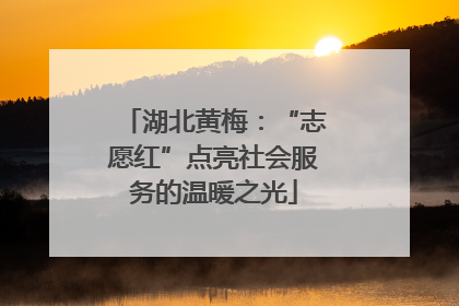 湖北黄梅：“志愿红”点亮社会服务的温暖之光