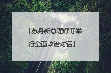 苏丹新总理呼吁举行全面政治对话