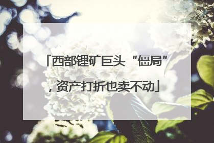 西部锂矿巨头“僵局”，资产打折也卖不动