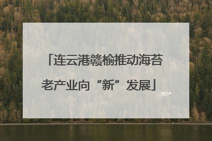 连云港赣榆推动海苔老产业向“新”发展