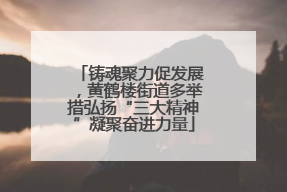 铸魂聚力促发展，黄鹤楼街道多举措弘扬“三大精神”凝聚奋进力量