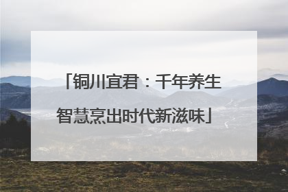 铜川宜君：千年养生智慧烹出时代新滋味