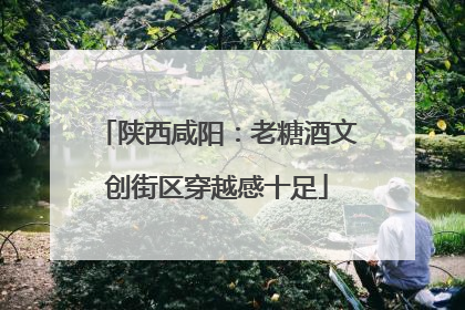 陕西咸阳：老糖酒文创街区穿越感十足