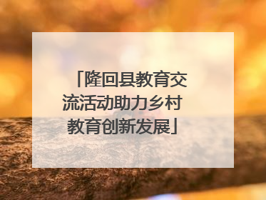 隆回县教育交流活动助力乡村教育创新发展