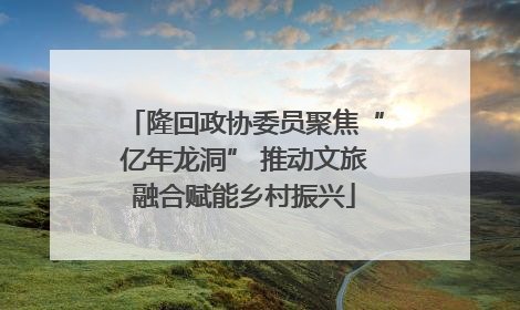 隆回政协委员聚焦“亿年龙洞” 推动文旅融合赋能乡村振兴