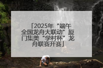 2025年“端午全国龙舟大联动”厦门集美“学村杯”龙舟联赛开赛