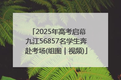 2025年高考启幕 九江56857名学生奔赴考场(组图｜视频)